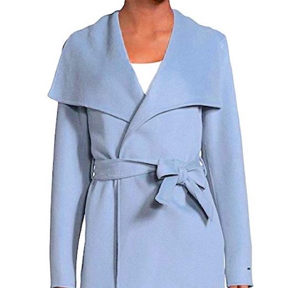 double face wrap coat